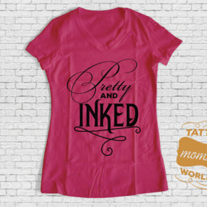 Pretty and Inked Women's V-Neck