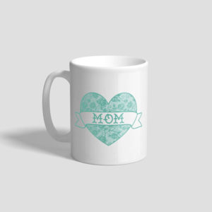 Mom Heart Ceramic Mug